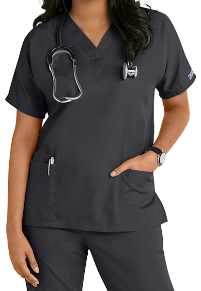 Elevate Your Workwear Wardrobe with Scrubs & Beyond Women’s Solid Tops